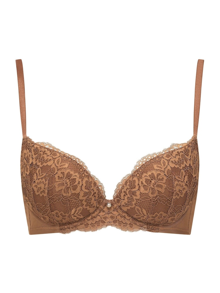 Ann Summers Cream Pad Plunge Sexy Lace Underwired Bra - Image 4 of 4