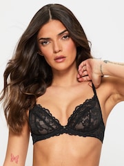 Ann Summers Black Non Padded Sexy Lace Boost Bra - Image 3 of 5