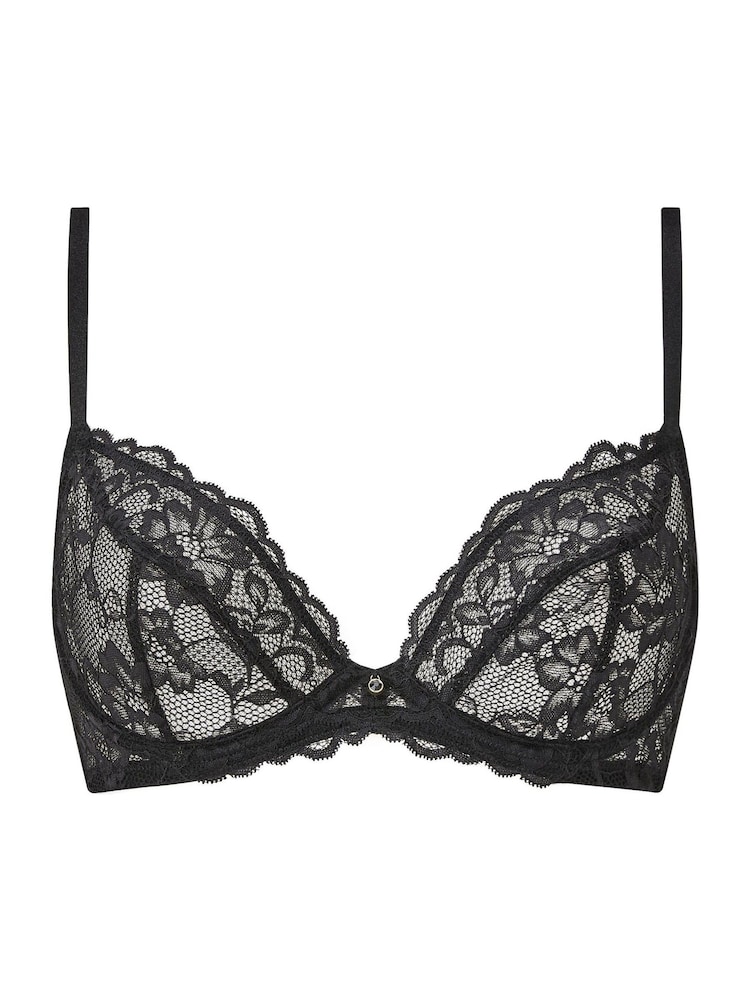 Ann Summers Black Non Padded Sexy Lace Boost Bra - Image 5 of 5