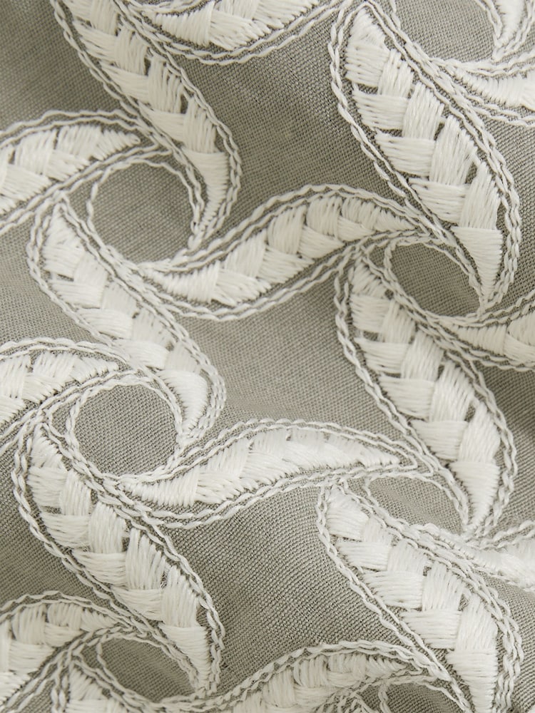 Reiss Palco Reiss | Ché Motif-Embroidered Shirt - Imagen 7 de 7