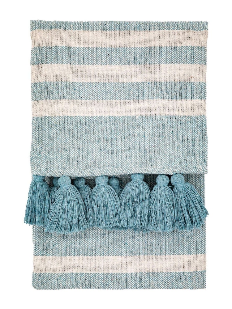 Gallery Home Blue Zamora Throw - Image 1 of 1 Gallery Home Blue Zamora Throw - Image 1 of 1