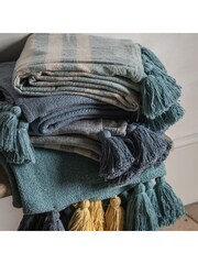 Gallery Home Blue Zamora Throw - Image 5 of 5