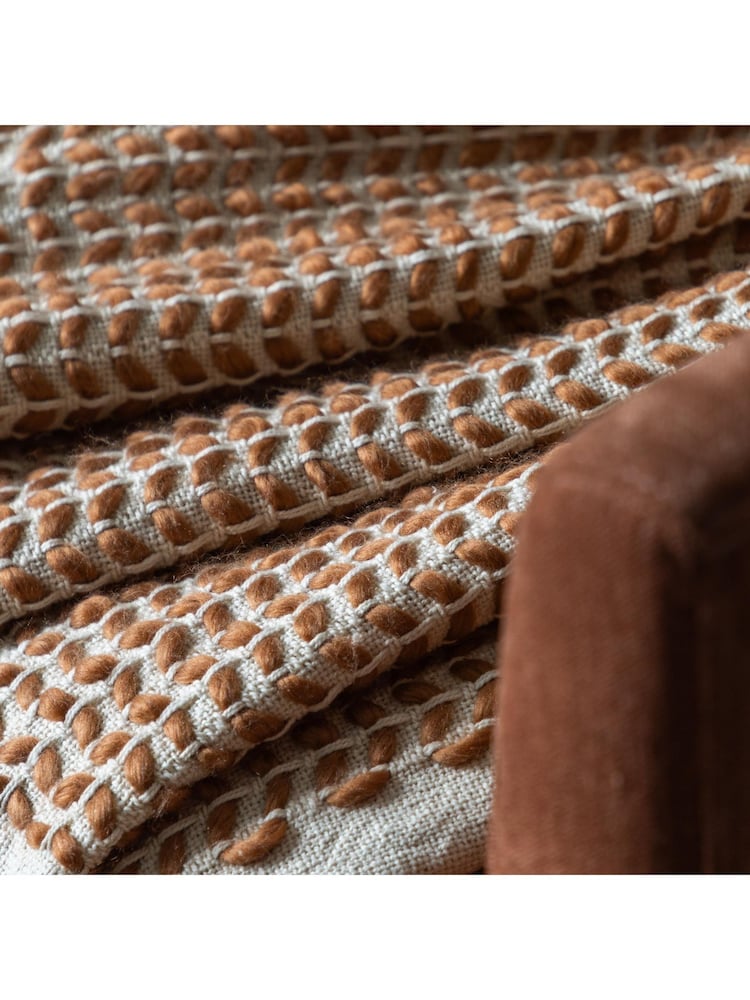 Gallery Home Orange Dolby Woven Throw - Image 2 of 3