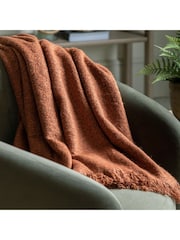 Gallery Home Orange Melange Acrylic Throw - Image 1 of 3