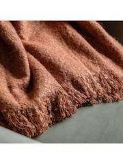 Gallery Home Orange Melange Acrylic Throw - Image 2 of 3