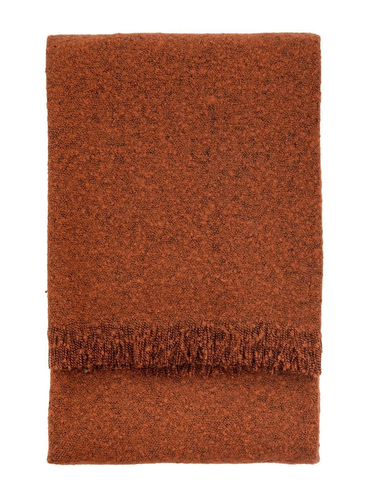 Gallery Home Orange Melange Acrylic Throw - Image 3 of 3 Gallery Home Orange Melange Acrylic Throw - Image 3 of 3