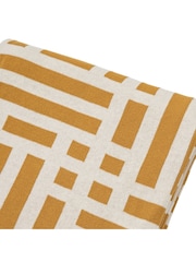 Gallery Home Yellow Merton Knitted Tassel Throw - Image 4 of 5