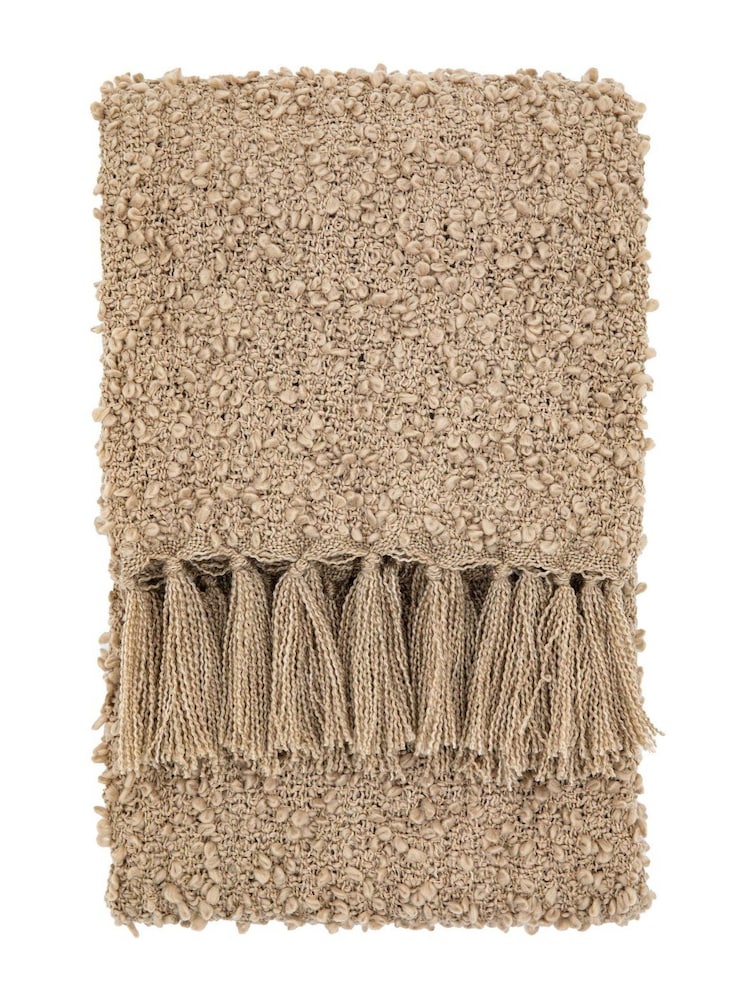 Gallery Home Brown Bologna Throw - Image 1 of 3 Gallery Home Brown Bologna Throw - Image 1 of 3