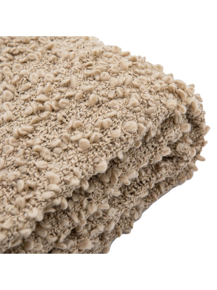 Gallery Home Brown Bologna Throw - Image 2 of 3 Gallery Home Brown Bologna Throw - Image 2 of 3