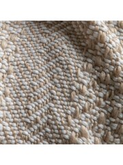 Gallery Home Natural Woven Wrapped Tassel Throw Natural - Image 5 of 6