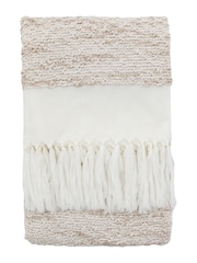 Gallery Home Natural Galway Throw Nat - Image 1 of 3