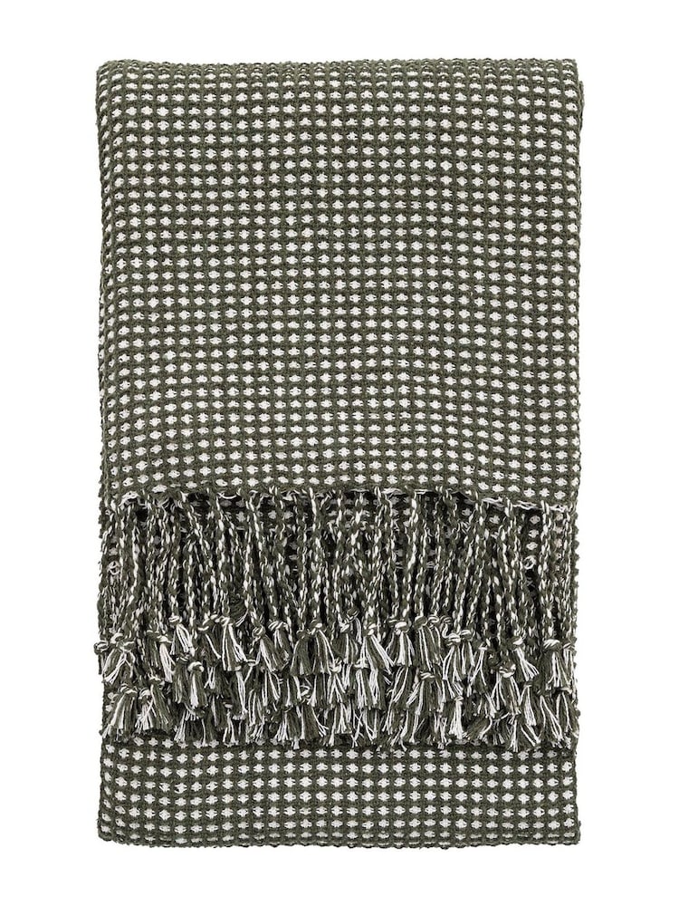 Gallery Home Green Cailletier Throw - Image 1 of 2 Gallery Home Green Cailletier Throw - Image 1 of 2