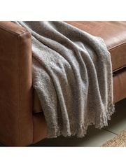 Gallery Home Grey Melange Acrylic Throw - Image 1 of 3