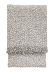 Gallery Home Grey Melange Acrylic Throw - Image 3 of 3