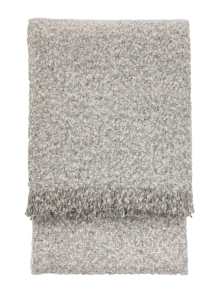 Gallery Home Grey Melange Acrylic Throw - Image 3 of 3