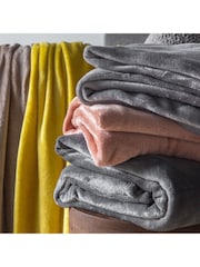 Gallery Home Pink Rolled Flannel Fleece - Image 1 of 4