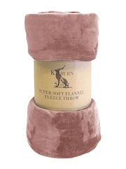 Gallery Home Pink Rolled Flannel Fleece - Image 4 of 4