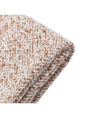 Gallery Home Brown Herringbone Faux Mohair Throw - Image 6 of 6