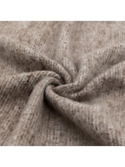 Gallery Home Brown Mohair Fringe Throw - Image 3 of 5