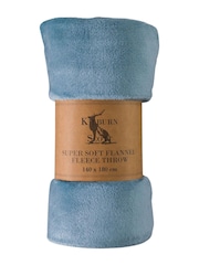 Gallery Home Blue Rolled Flannel Fleece - Image 1 of 2