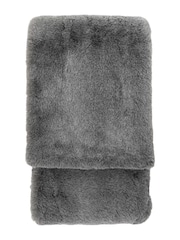 Gallery Home Grey Roscose Faux Fur Throw - Image 1 of 3