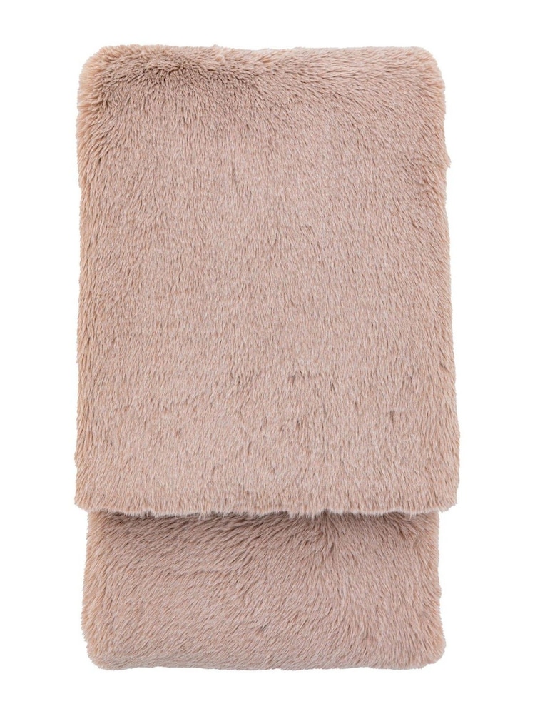 Gallery Home Purple Juniper Faux Fur Throw - Image 2 of 3