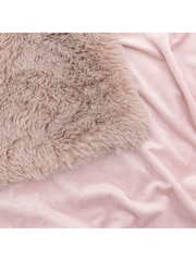 Gallery Home Purple Juniper Faux Fur Throw - Image 3 of 3