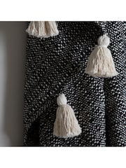 Gallery Home Black Woven Throw - Image 2 of 6