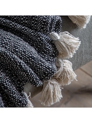Gallery Home Black Woven Throw - Image 3 of 6