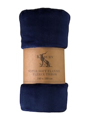 Gallery Home Blue Rolled Flannel Fleece - Image 1 of 2