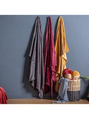 Gallery Home Blue Rolled Flannel Fleece - Image 2 of 2