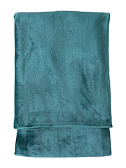 Gallery Home Teal Rolled Flannel Fleece - Image 1 of 1