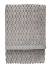 Gallery Home Grey Jacquard Velvet Knitted Throw - Image 4 of 4
