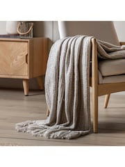 Gallery Home Natural Dolby Woven Throw - Image 1 of 3