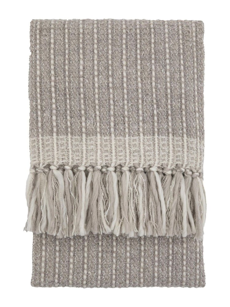 Gallery Home Natural Dolby Woven Throw - Image 3 of 3