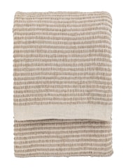 Gallery Home Cream Side Fringe Throw - Image 3 of 3