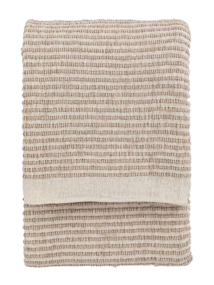 Gallery Home Cream Side Fringe Throw - Image 3 of 3
