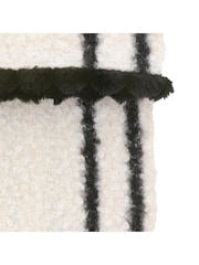 Gallery Home Cream Ophelia Scalloped Throw - Image 3 of 5