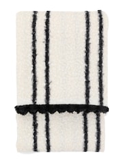 Gallery Home Cream Ophelia Scalloped Throw - Image 5 of 5