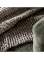 Gallery Home Grey Knitted Parting Throw - Image 2 of 3