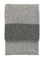 Gallery Home Grey Knitted Parting Throw - Image 3 of 3
