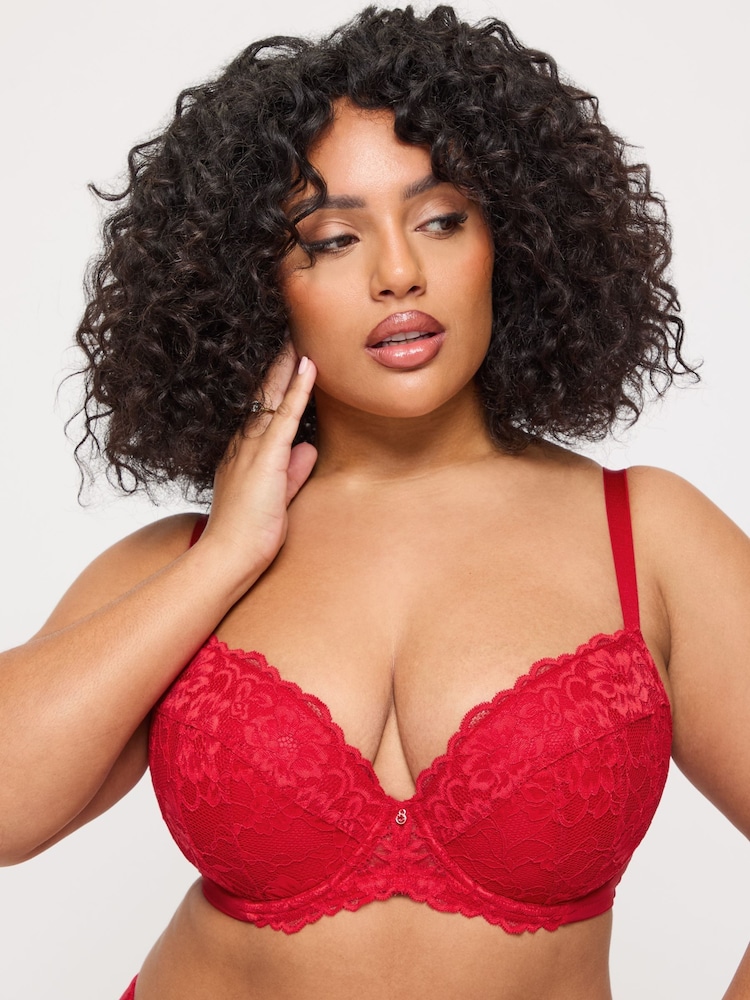 Sarkans - Ann Summers Padded Sexy Lace Bra - Attēls 5 no 5 Sarkans - Ann Summers Padded Sexy Lace Bra - Attēls 5 no 5