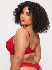 Ann Summers Red Pad Plunge Sexy Lace Underwired Bra - Image 6 of 8