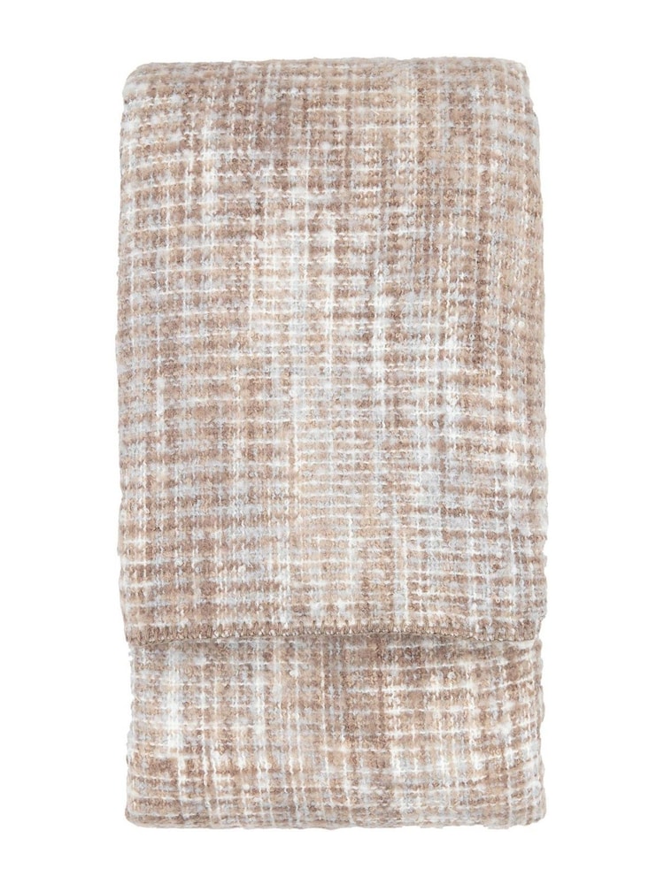 Gallery Home Grey Woven Natural Faux Fur Mohair Sherpa Throw - Image 6 of 6 Gallery Home Grey Woven Natural Faux Fur Mohair Sherpa Throw - Image 6 of 6