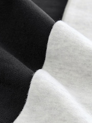 Black/Grey Wide Leg Joggers 2 Pack (3-16yrs) - Image 5 of 6