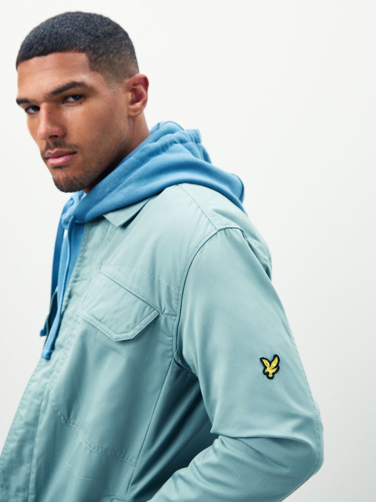 Lyle & Scott Green Multi Pocket Overshirt - Image 4 of 4