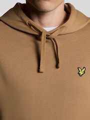 Lyle & Scott Coffee Brown Pullover Hoodie - Image 4 of 5