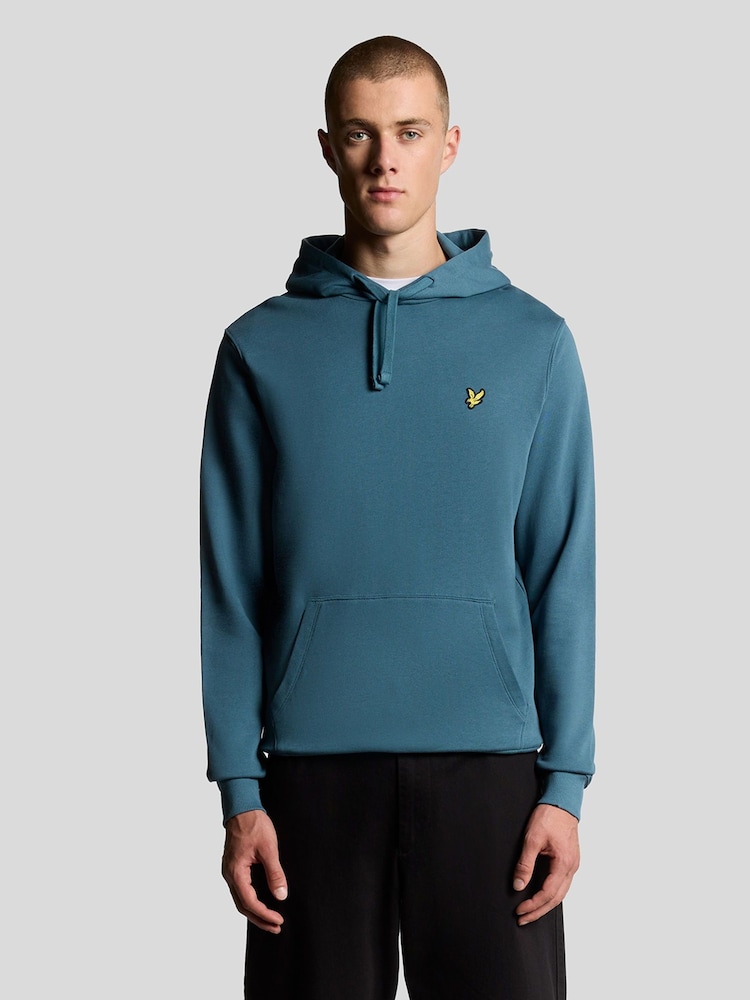 Lyle & Scott CHAMBRAY BLUE Pullover Hoodie - Image 1 of 6