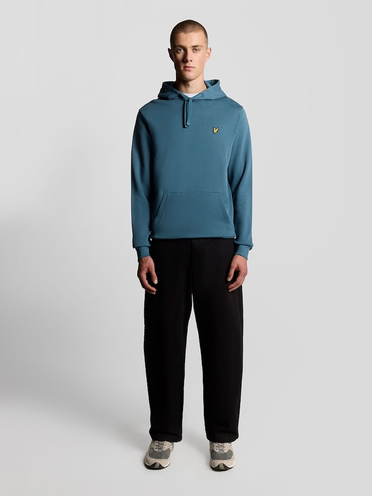 Lyle & Scott CHAMBRAY BLUE Pullover Hoodie - Image 2 of 6