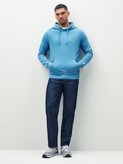 Lyle & Scott Blue Light Pullover Hoodie - Image 3 of 4